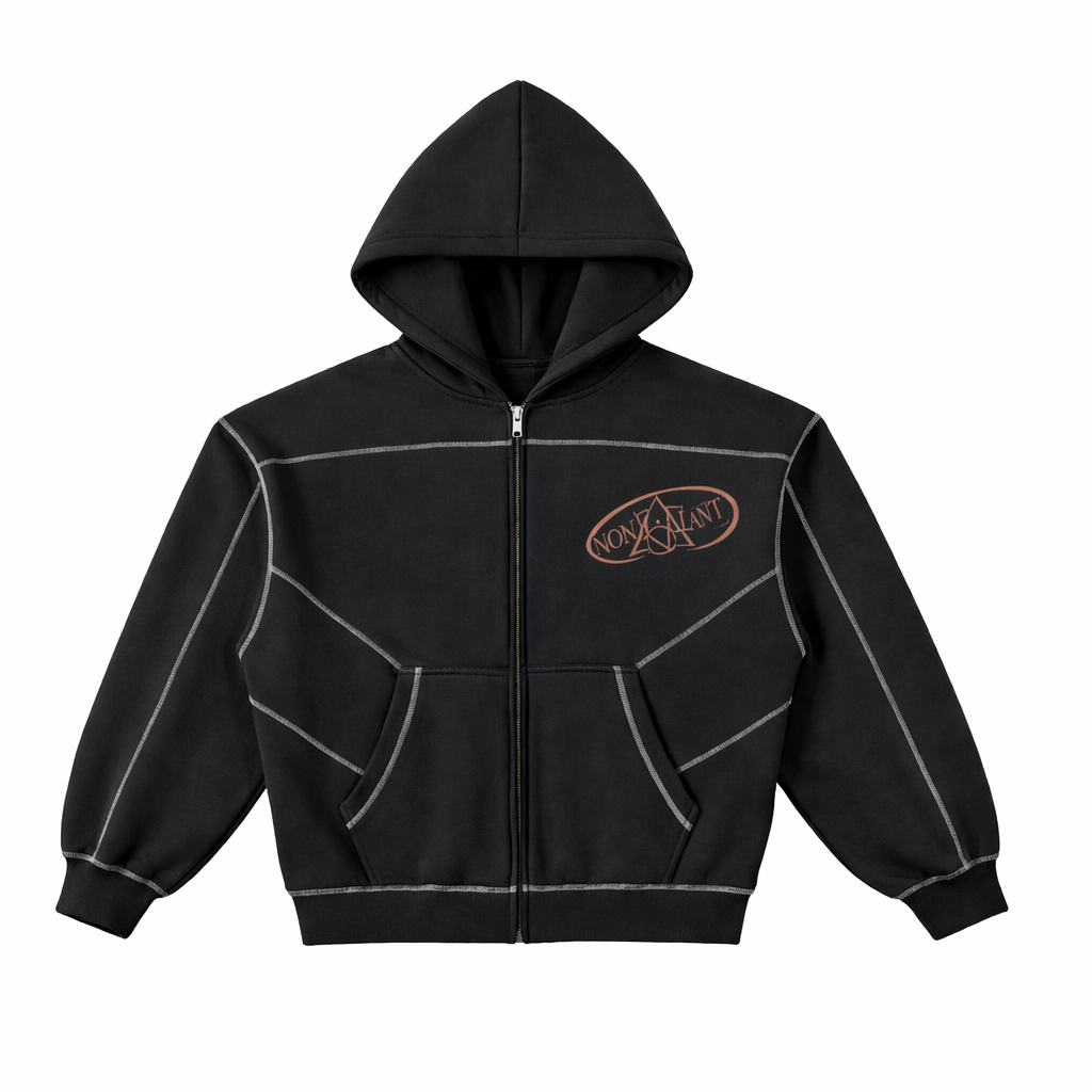 Nonchalant Signature Zip Hoodie
